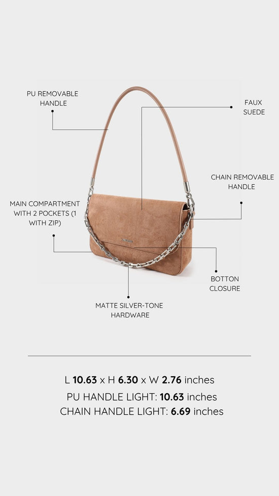 Borsa a spalla MELANY- BEIGE