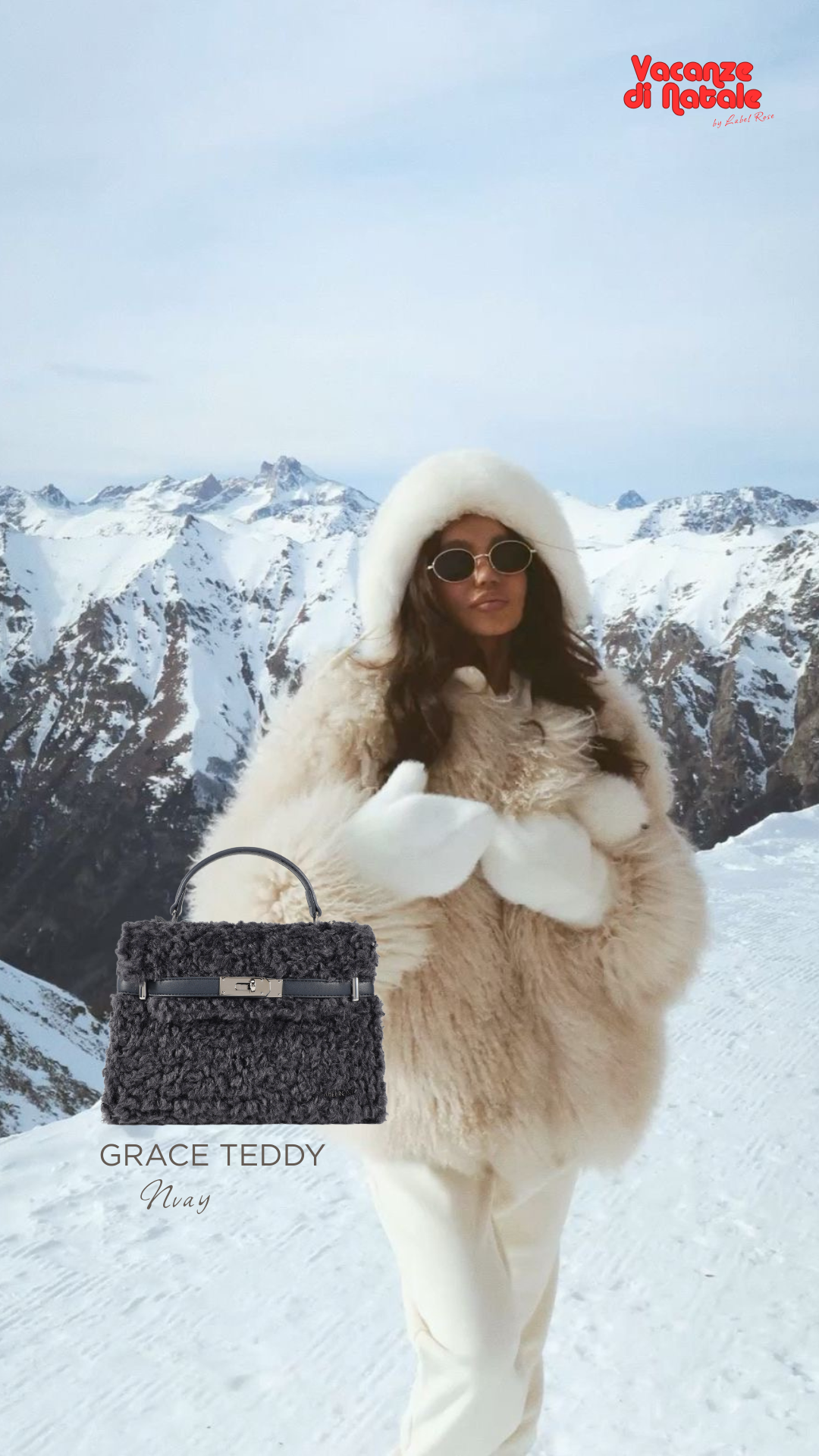 Borsa a mano GRACE TEDDY- NAVY