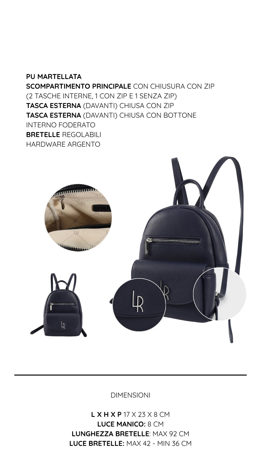 Zaino THEA - BLUE