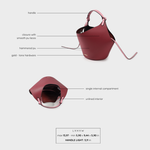 MISTY Handbag - WINE