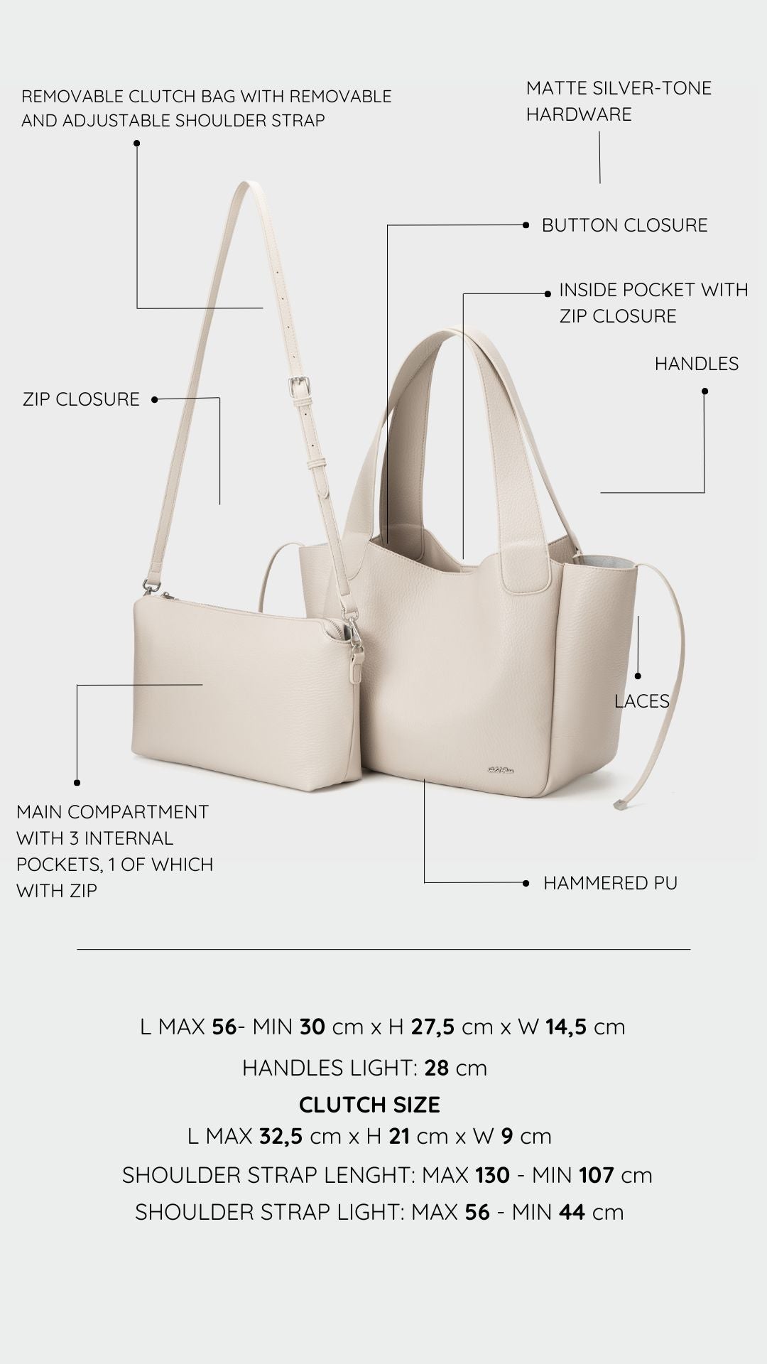 Borsa a spalla NEW MELISSA - ICE