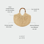Bolso de paja ABYSS - BEIGE
