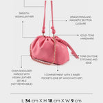 Borsa a tracolla JUDY - FLAMINGO