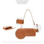 Borsa a spalla NICOLE - CARAMEL