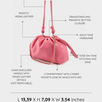 Borsa a tracolla JUDY - FLAMINGO