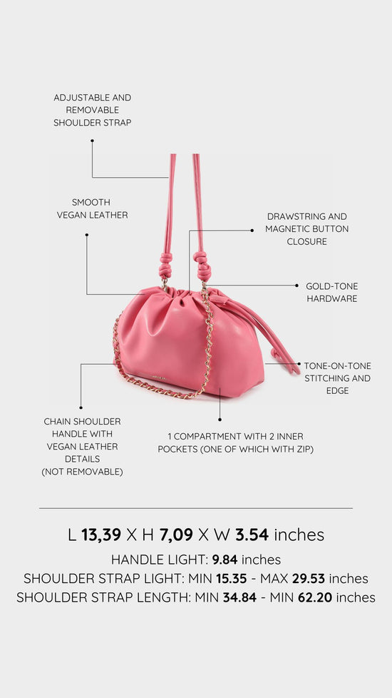 Borsa a tracolla JUDY - FLAMINGO