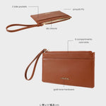 Portafoglio NOEMI WALLET - LIGHT BROWN