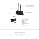 PEARL Handbag - BLACK GOLD