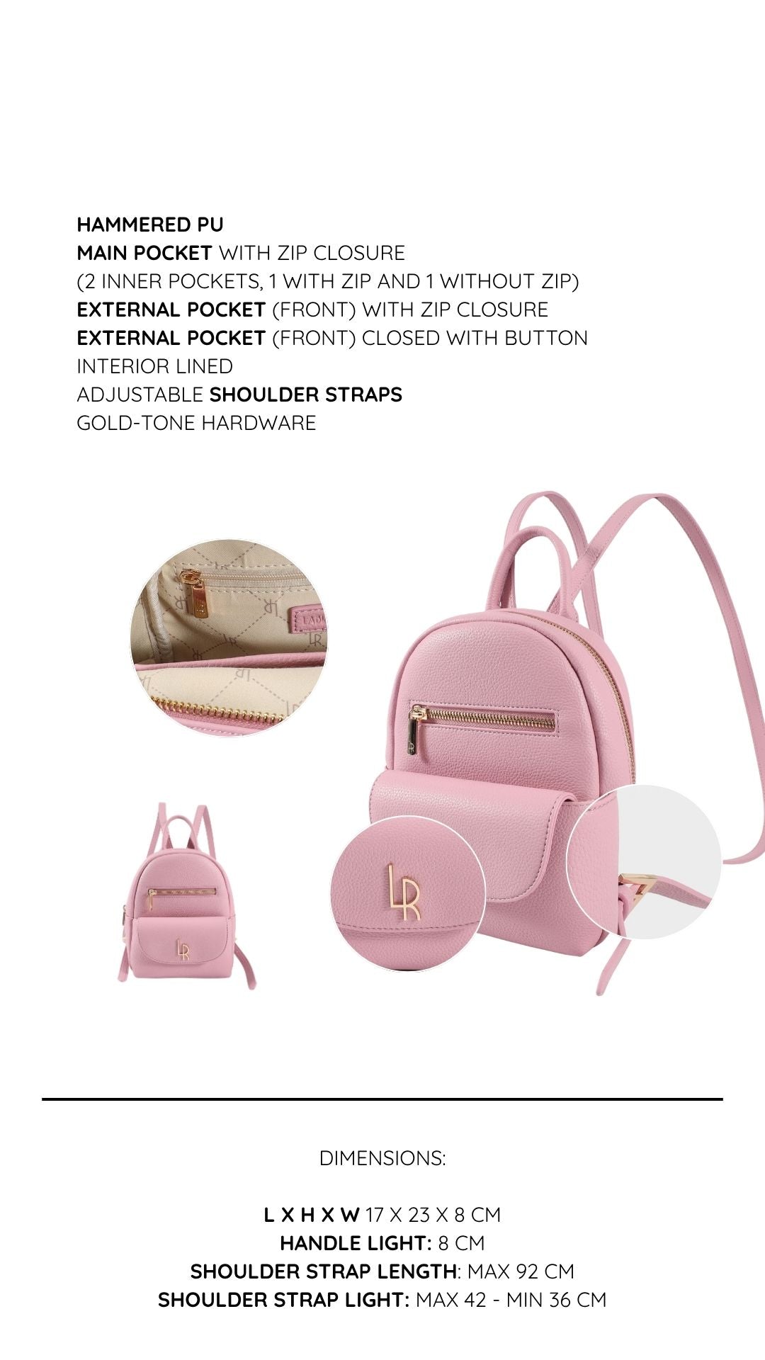 Zaino THEA - PINK