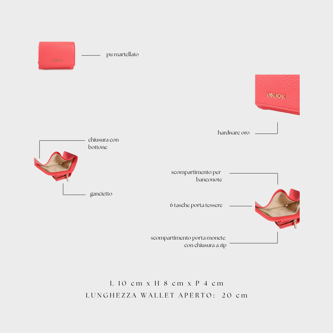 Portafoglio ELLEN WALLET SMALL- WATERMELON