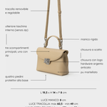Borsa a mano LESLIE - BEIGE