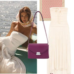 Borsa a tracolla AURA - VIOLET