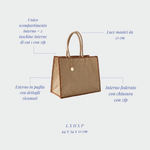 AZURE straw bag - TERRACOTTA