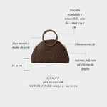Borsa in paglia DUNE - BROWN