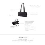 Borsa a mano PEARL- BLACK SILVER