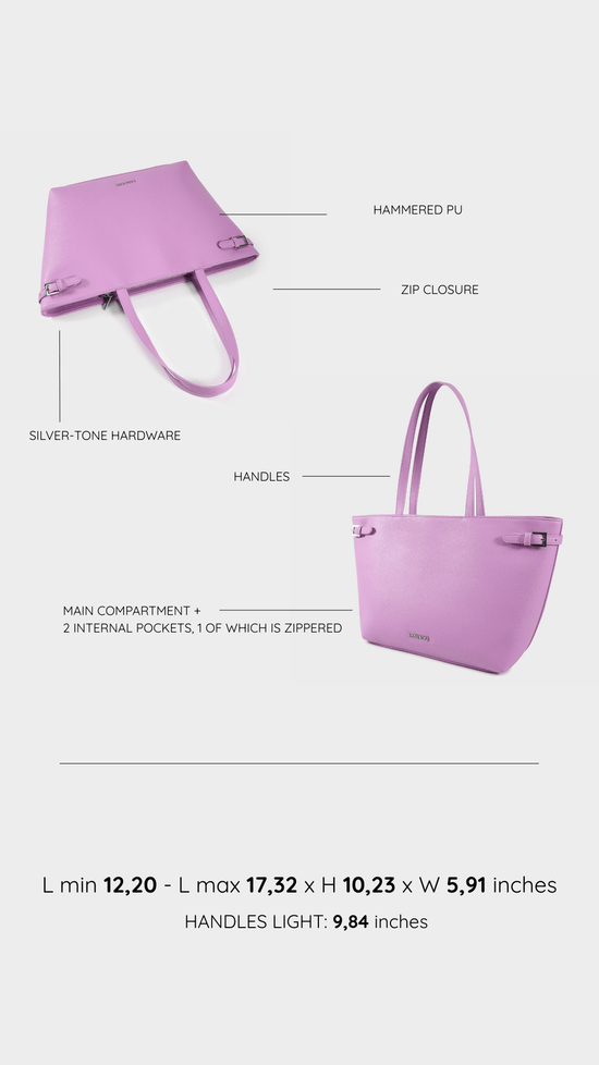 Borsa a spalla Georgie - ORCHID