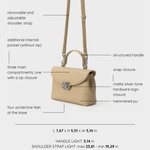 Borsa a mano LESLIE - BEIGE