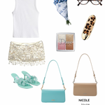 Borsa a spalla NICOLE - TAUPE