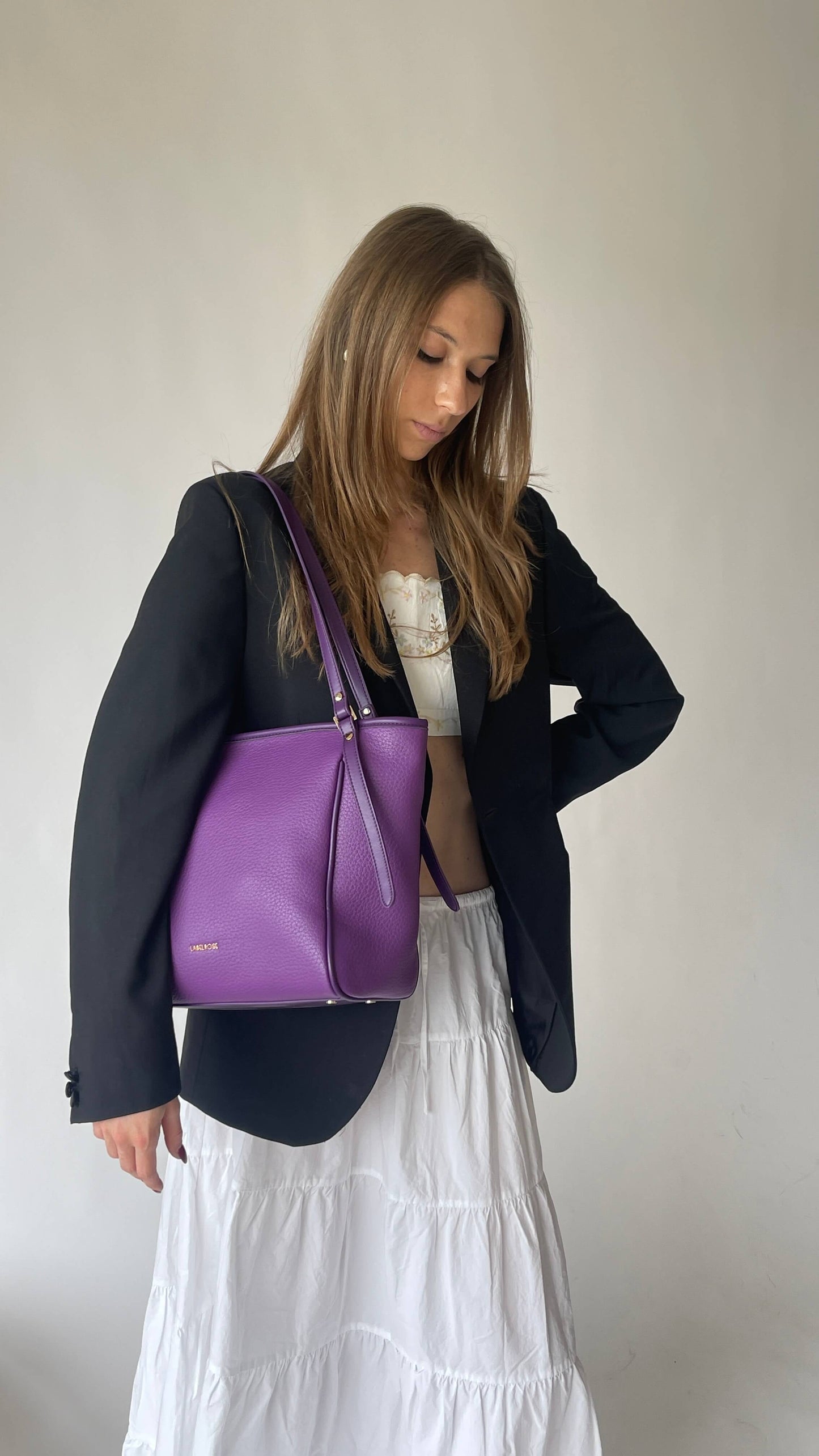 Borsa a spalla CRI - VIOLET