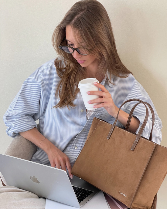 Borsa a mano MELISSA SIMILSUEDE - BISCUIT
