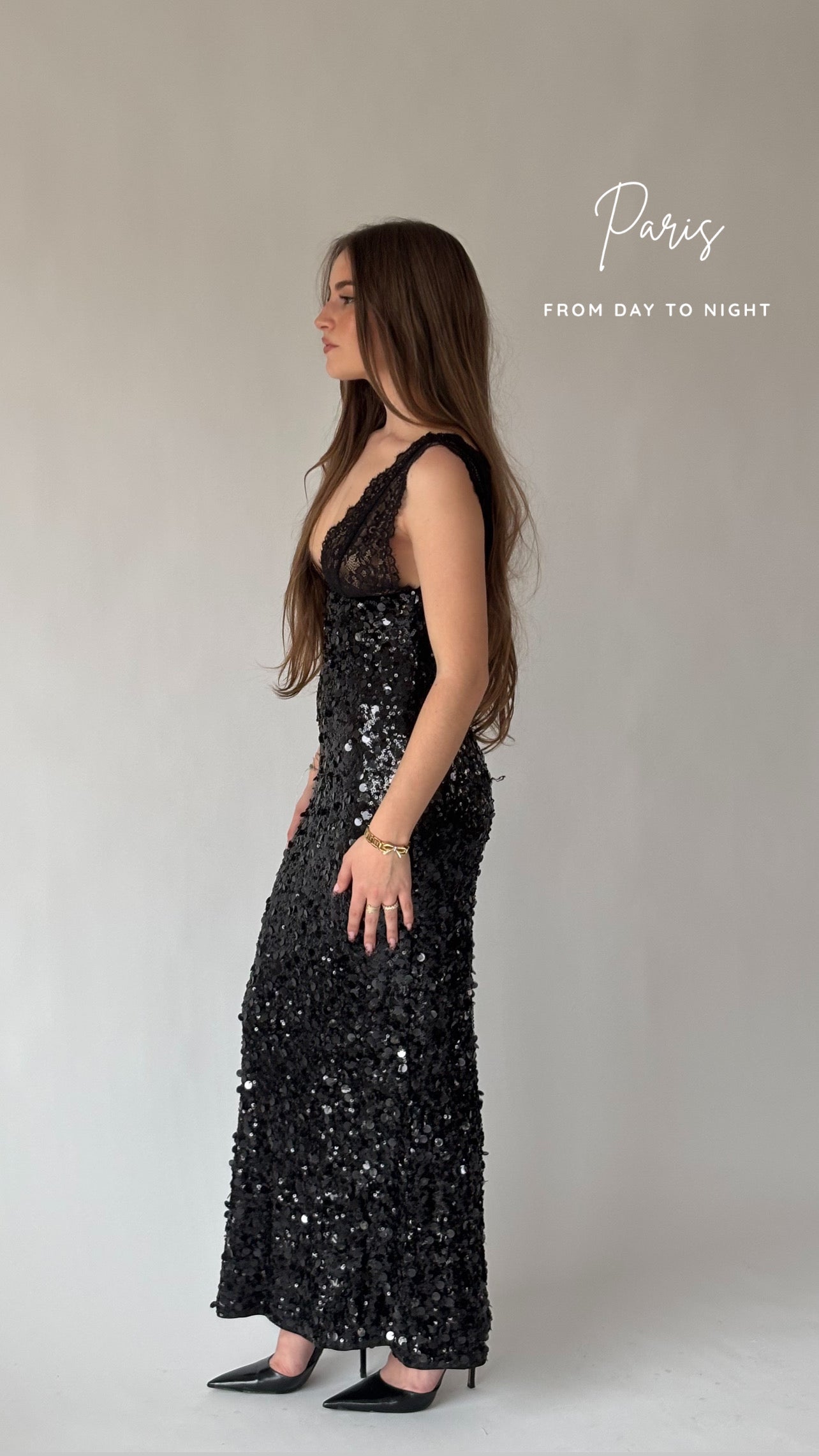 Dress PARIS - BLACK