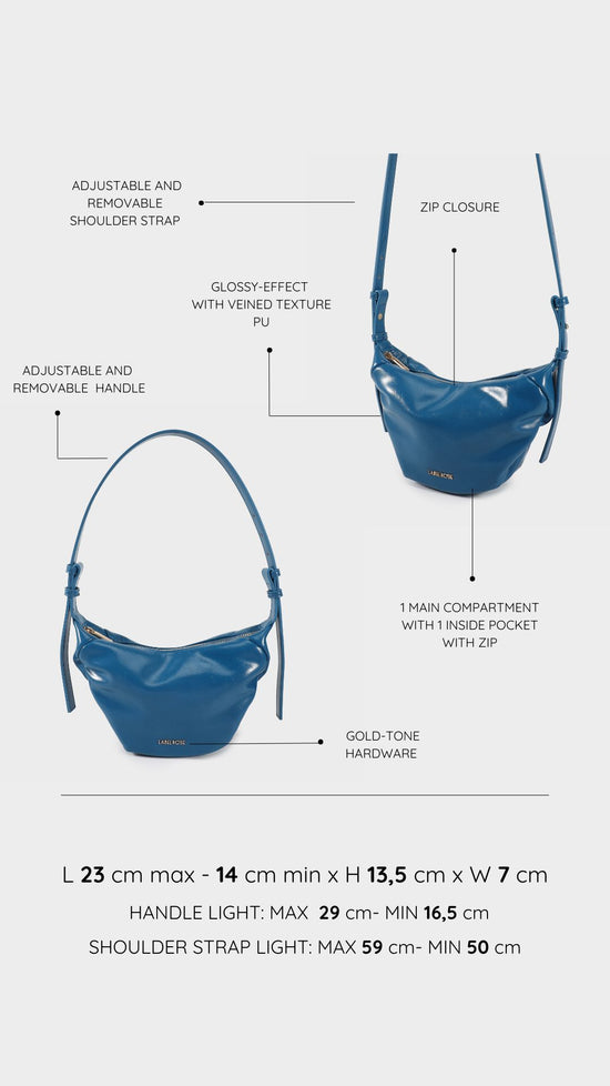 Borsa a spalla PENNY - BLUE