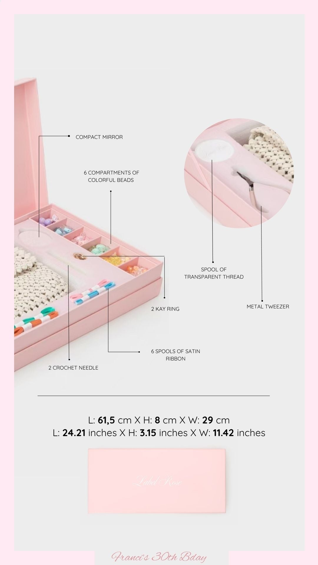 Birthday Box - WHITE