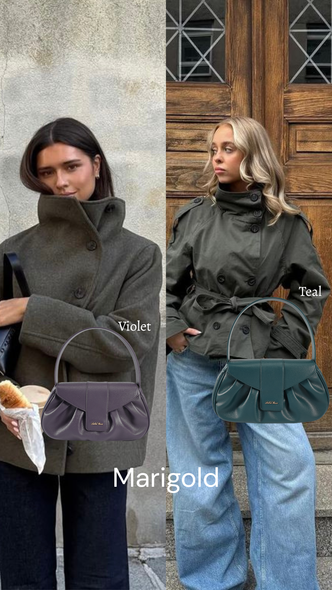 Borsa a mano MARIGOLD - TEAL