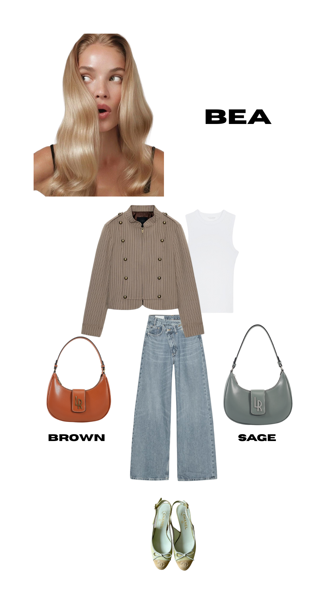 BEA Shoulder Bag - BROWN