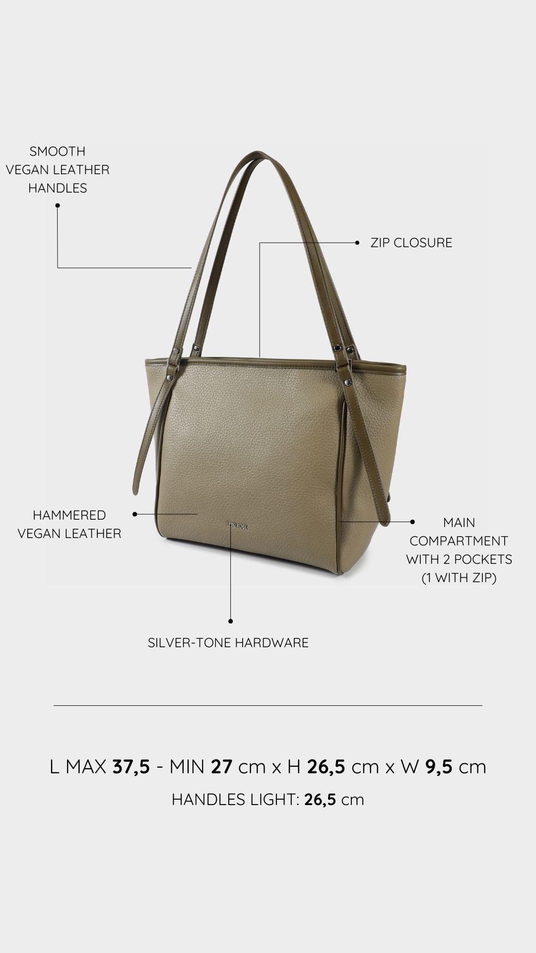 Borsa a spalla CRI - GREEN