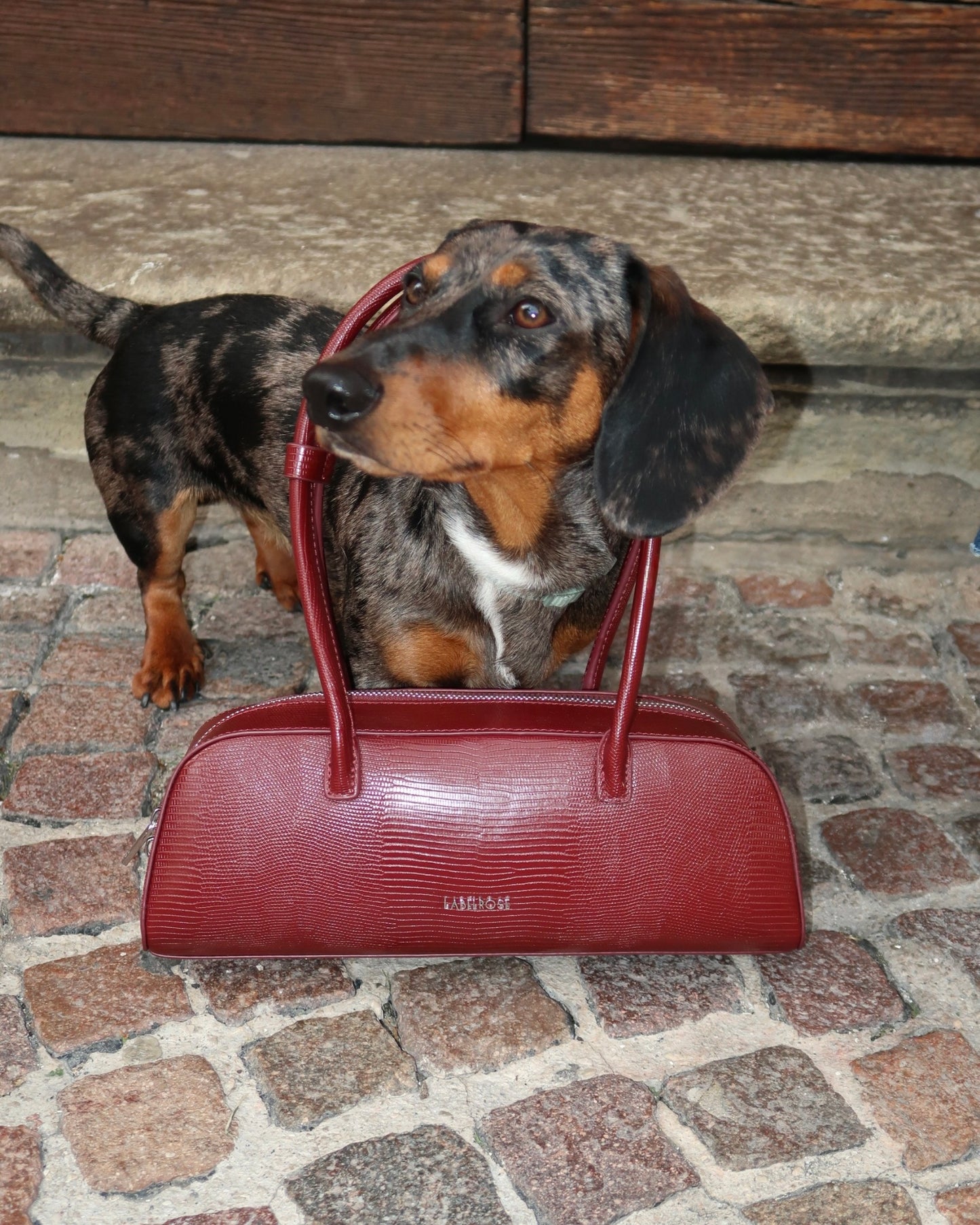 Borsa a spalla LONGUETTE- PORT WINE RED