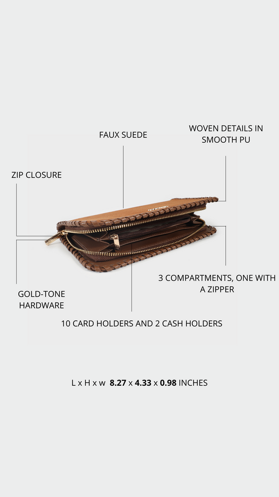 Portafoglio AURORA WALLET - ALMOND