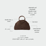 Borsa in paglia DUNE - BROWN