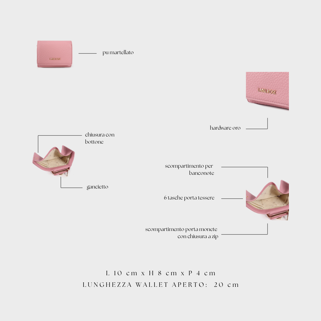 Portafoglio ELLEN WALLET SMALL- PINK