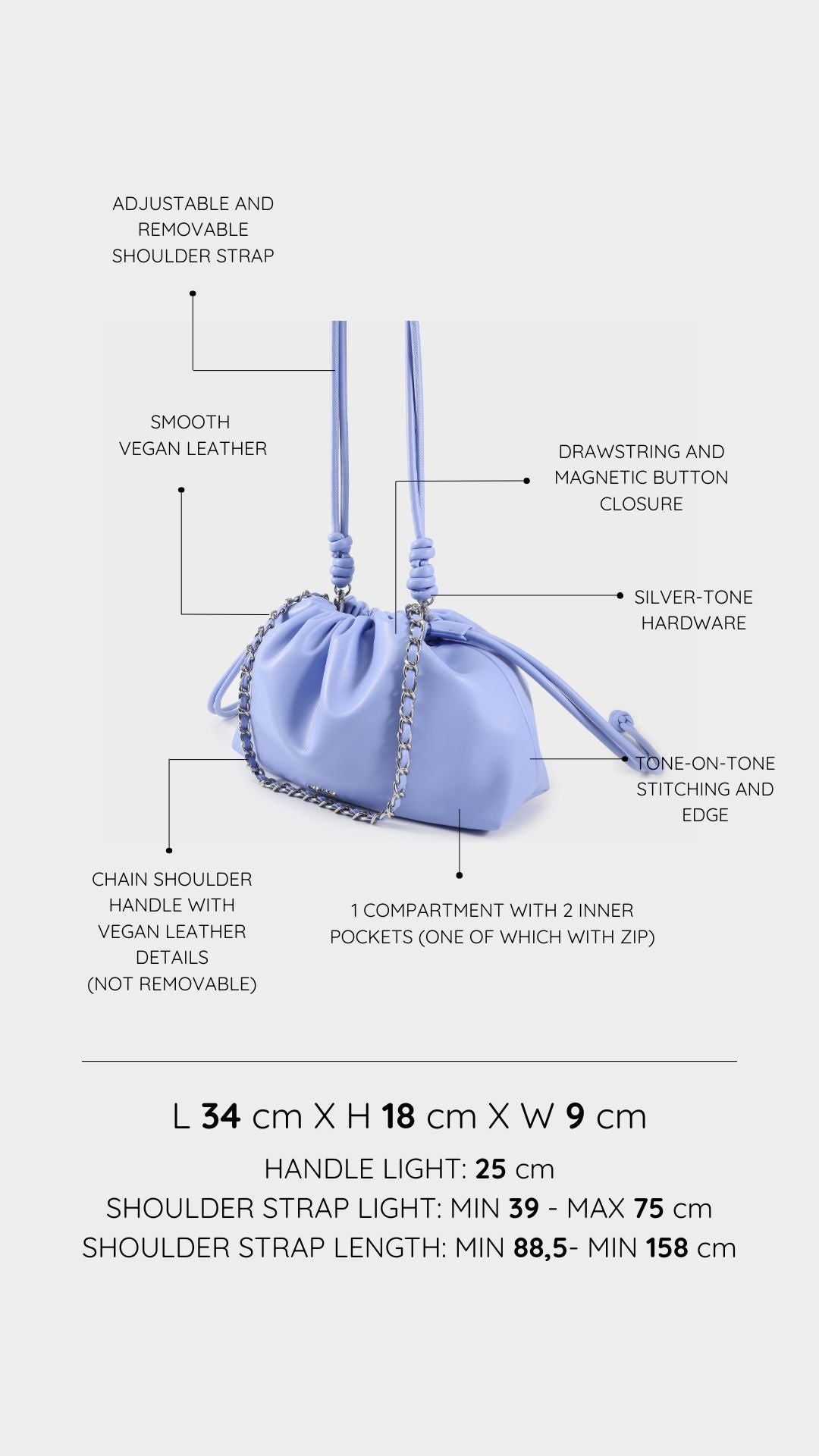 Borsa a tracolla JUDY - IRIS