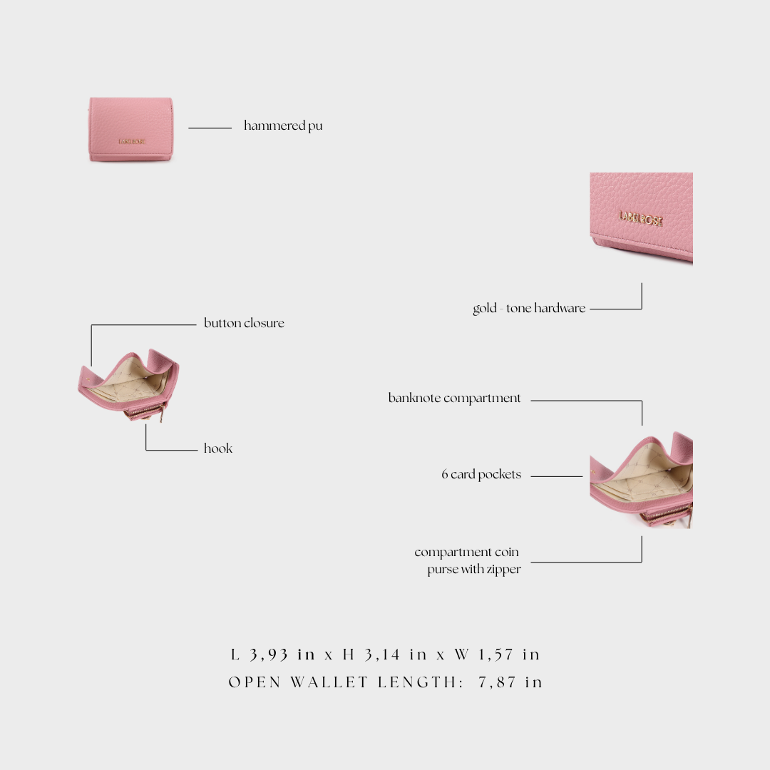 Portafoglio ELLEN WALLET SMALL- PINK