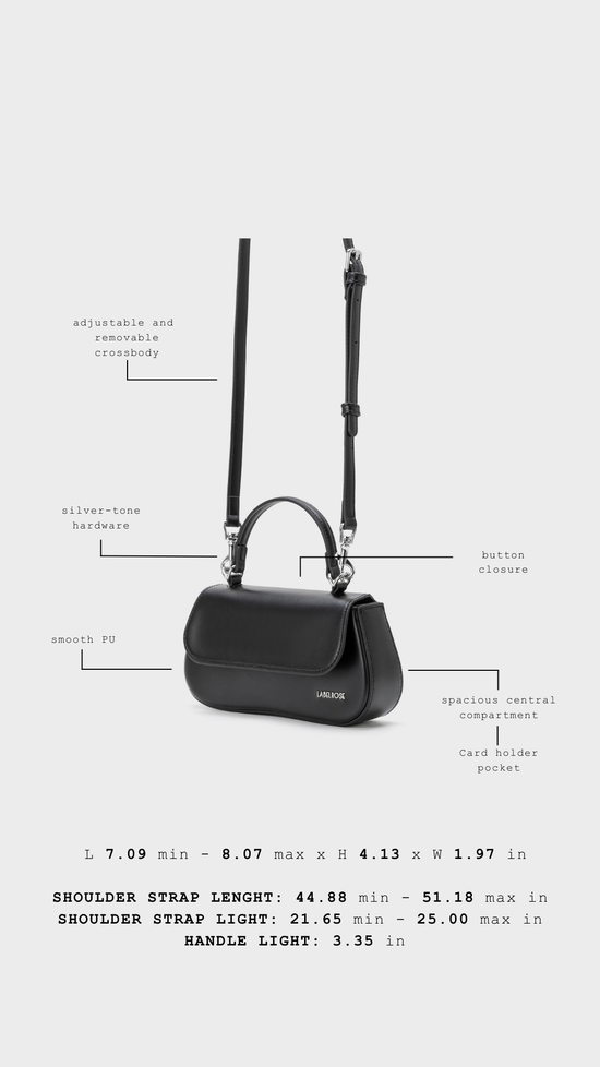 ESMÉ handbag - BLACK SILVER