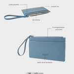 NOEMI WALLET - LIGHT BLUE