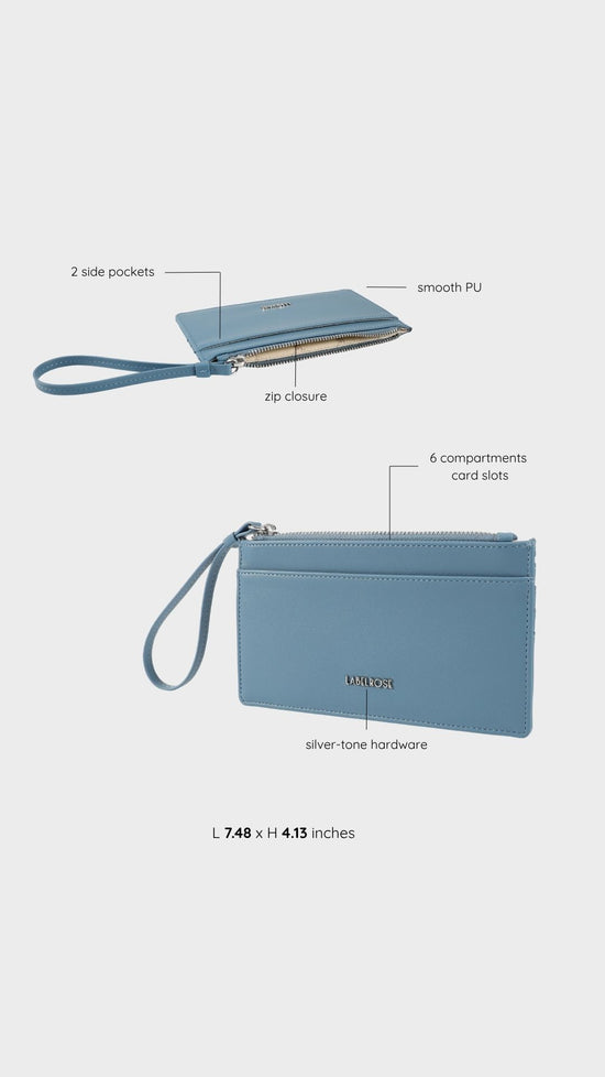 NOEMI WALLET - LIGHT BLUE