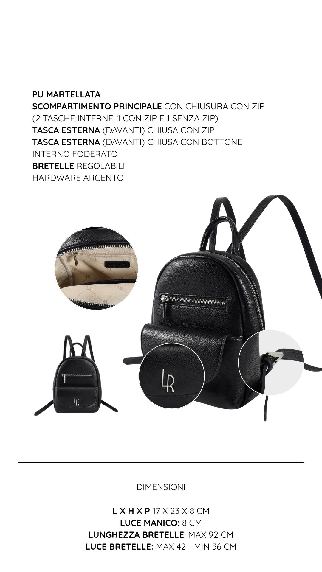 Mochila THEA - NEGRA
