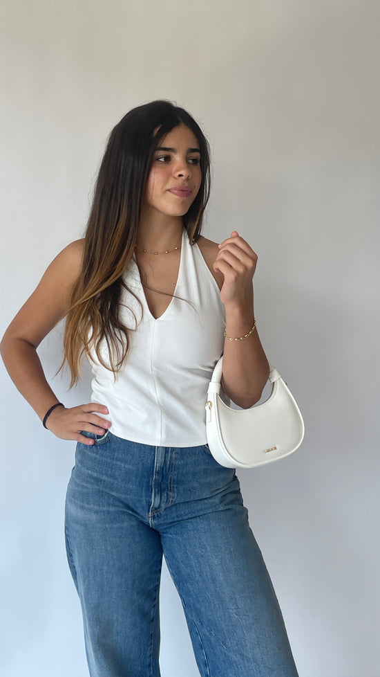 Mini bag a mano LADY - IVORY