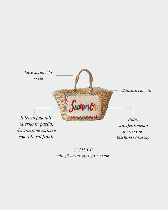 Straw bag OCEAN