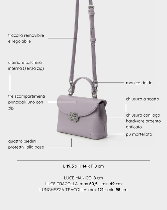Bolso LESLIE - AMATISTA HUMO