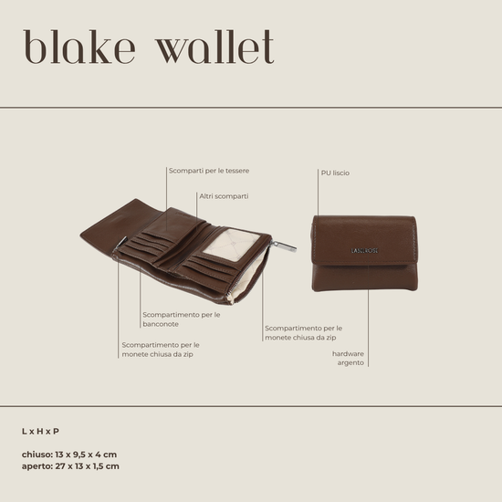 Billetera BLAKE WALLET - MARRÓN
