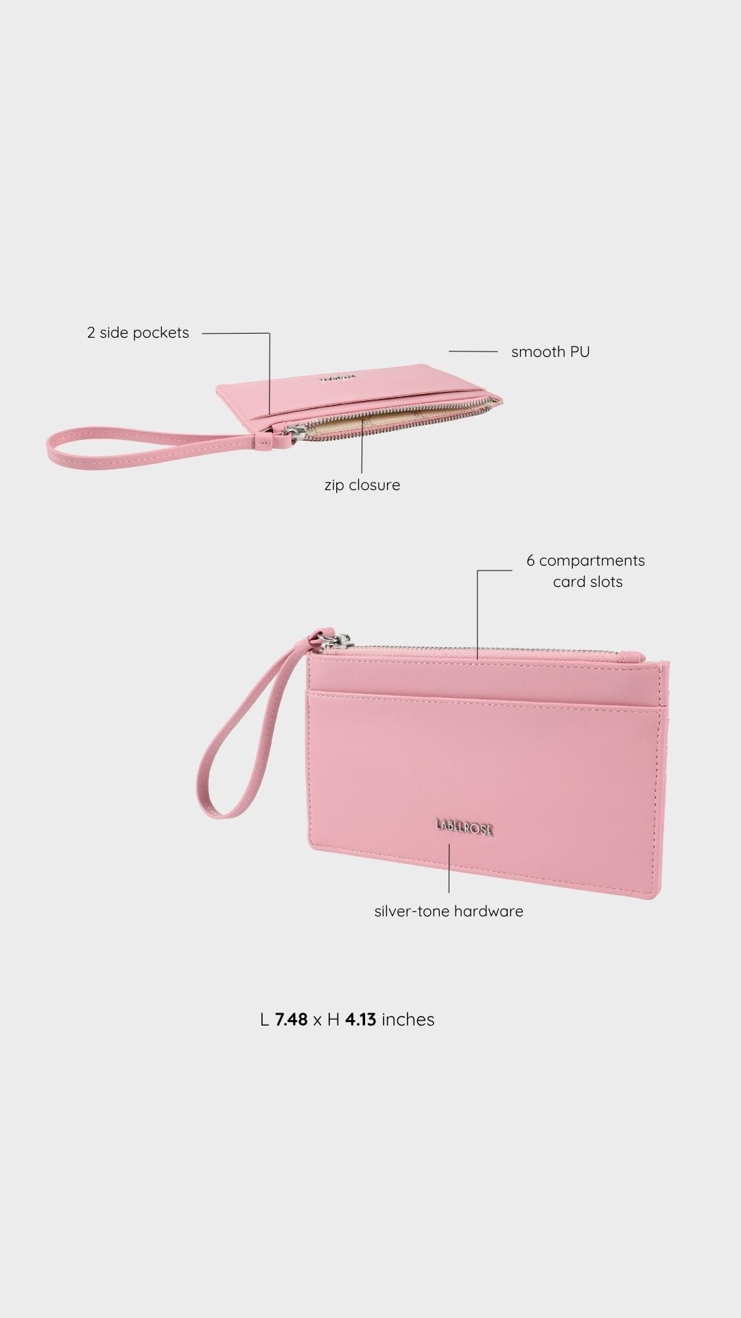 Portafoglio NOEMI WALLET - PINK