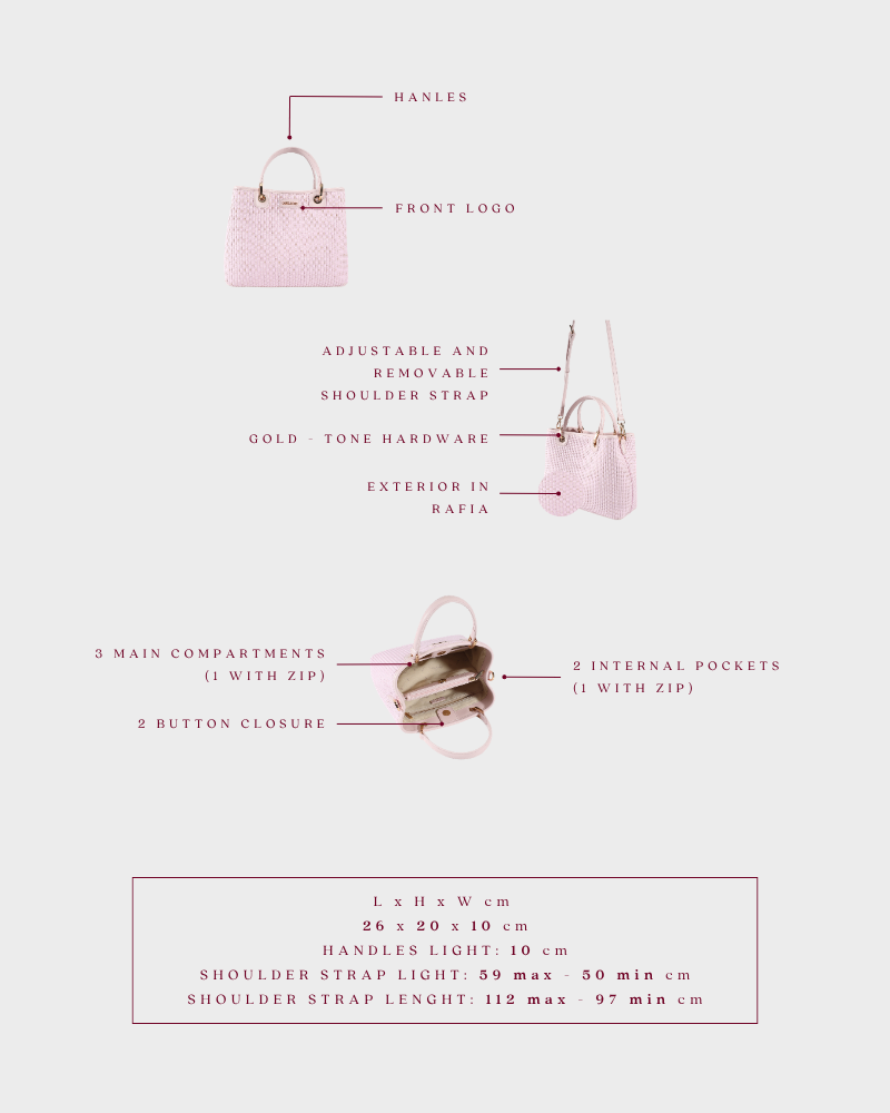 Bolso de mano MARGOT BIG 30.05 LE - ICE PINK - PREVENTA