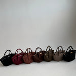 Bolso de mano BRIELLE SMALL EFECTO ANTE - GRIS