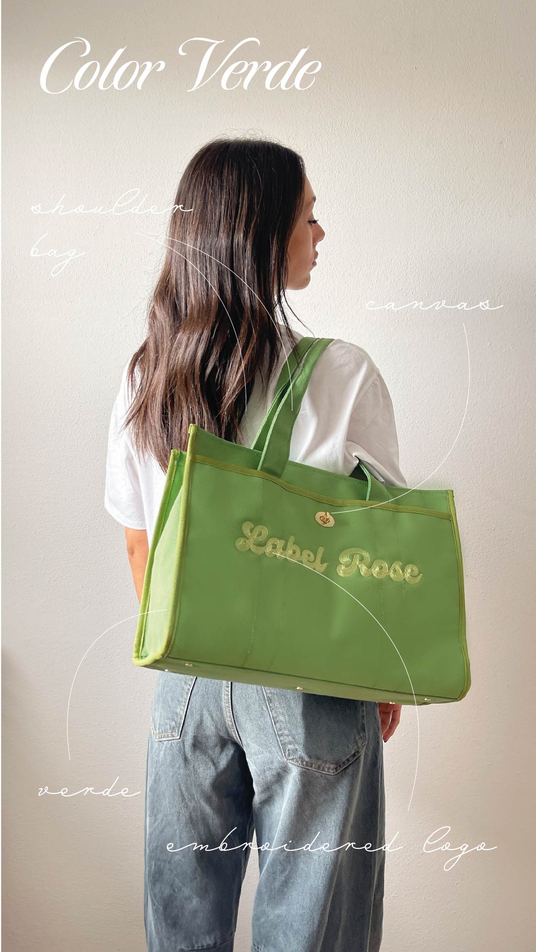 LR TOTE BAG - VERDE