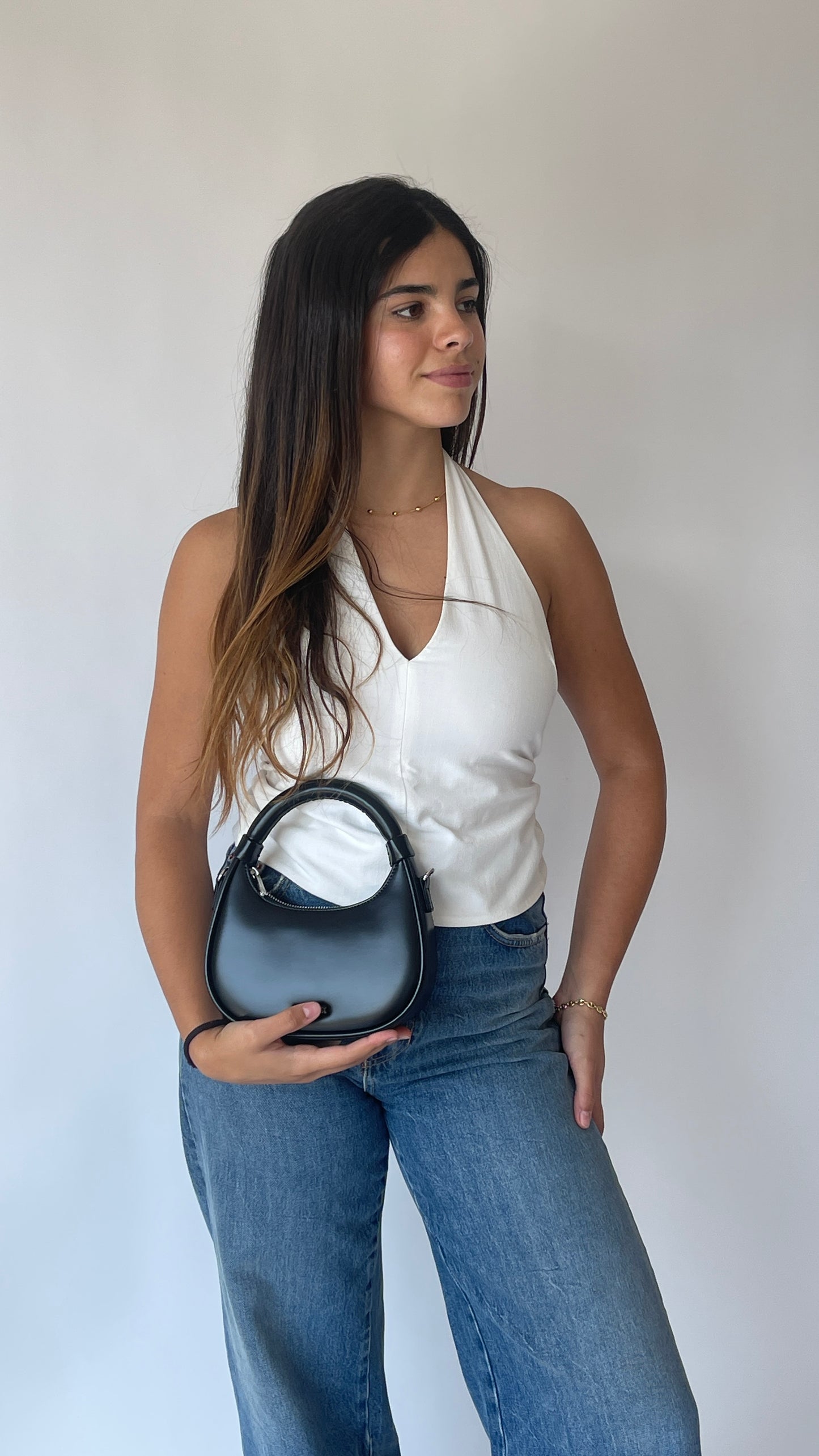 Mini bag a mano LADY - BLACK