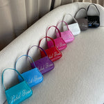Mini bag in vernice LIBERTY - AZZURRO